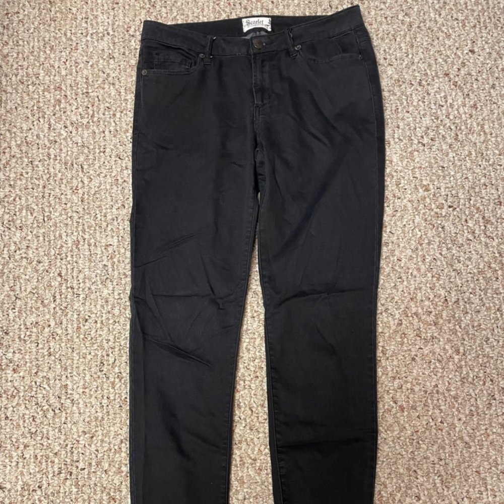 Scarlet Boulevard black light-weight pants/jeans - size small/medium (26/27)